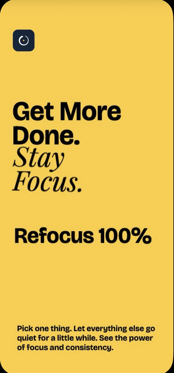 Refocus100% home